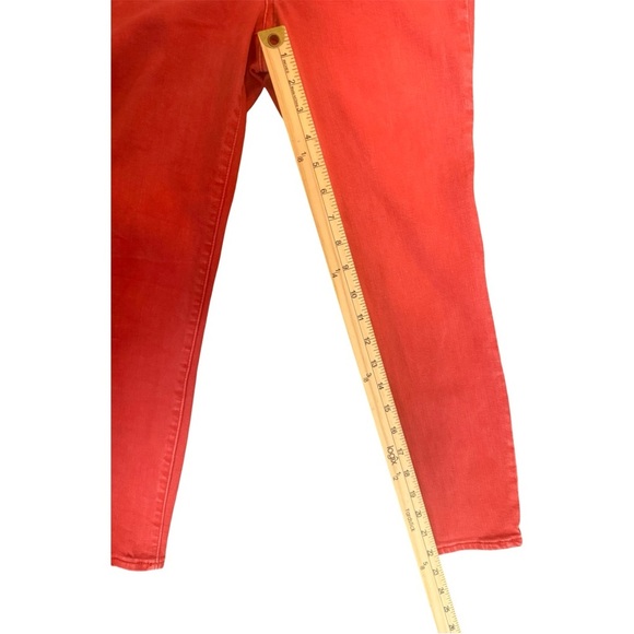 Madewell High-Rise Button Fly Coral Skinny Pants - Picture 4 of 6